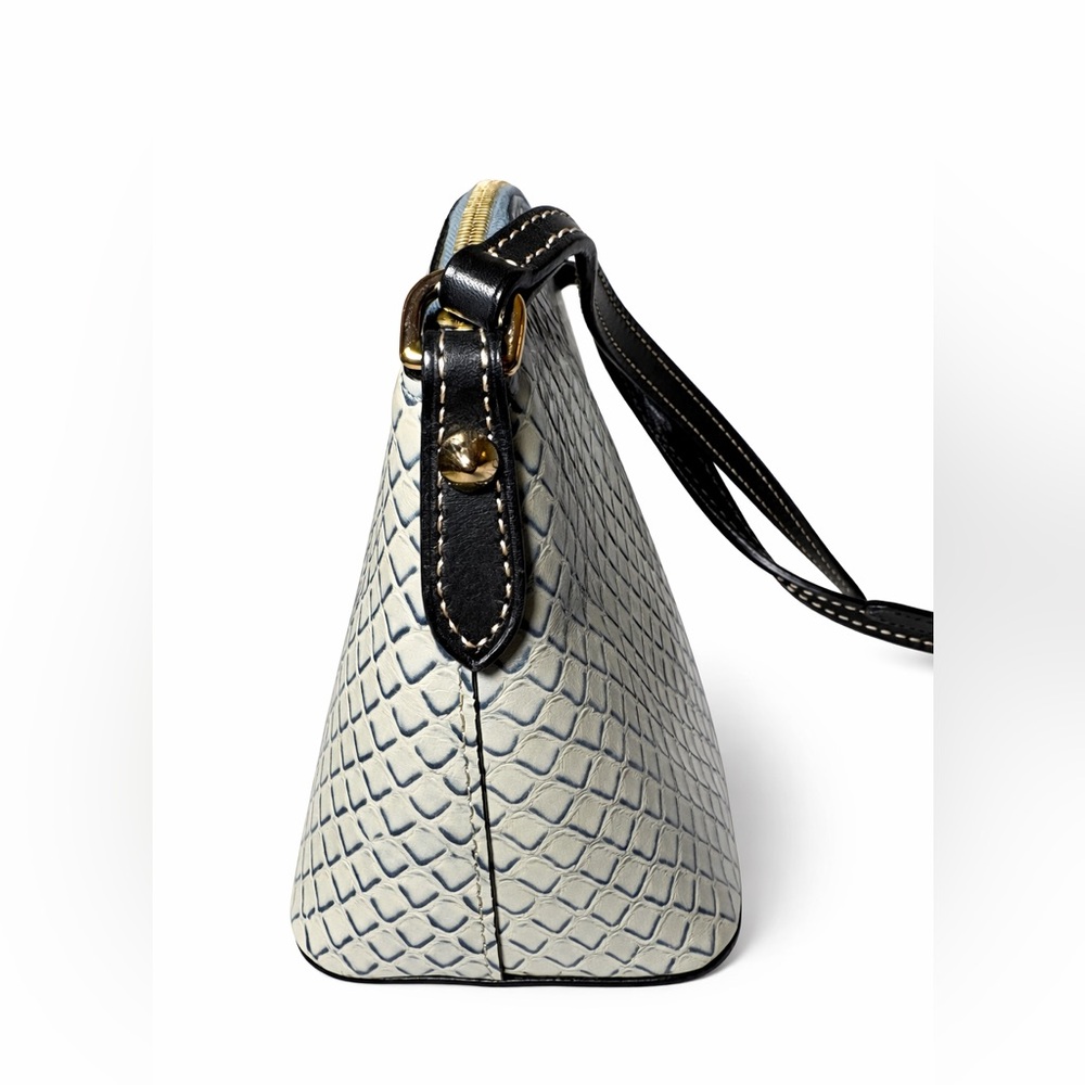 Dooney & Bourke Ruby Python Embossed Leather Cros… - image 2